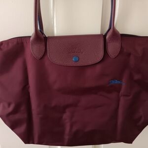Longchamp Tote Bag Purple